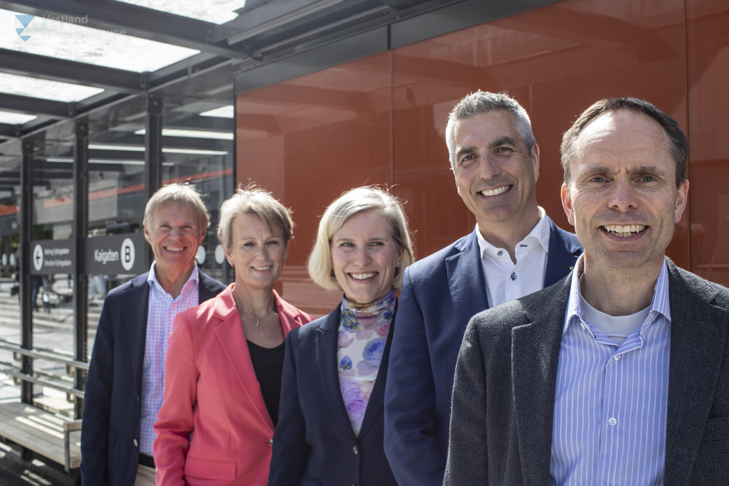 Kontraktssignering - Prosjektering av Bybanen til Åsane