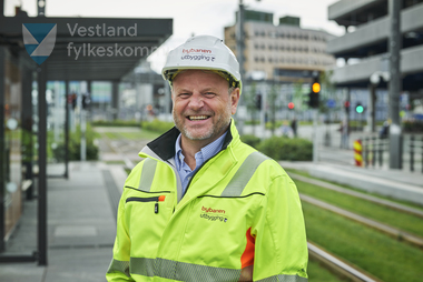 Prosjektdirektør Arve Tjønn Rinde i Bybanen Utbygging