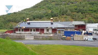 Solcellepanel på Sogn jord- og hagebruksskule