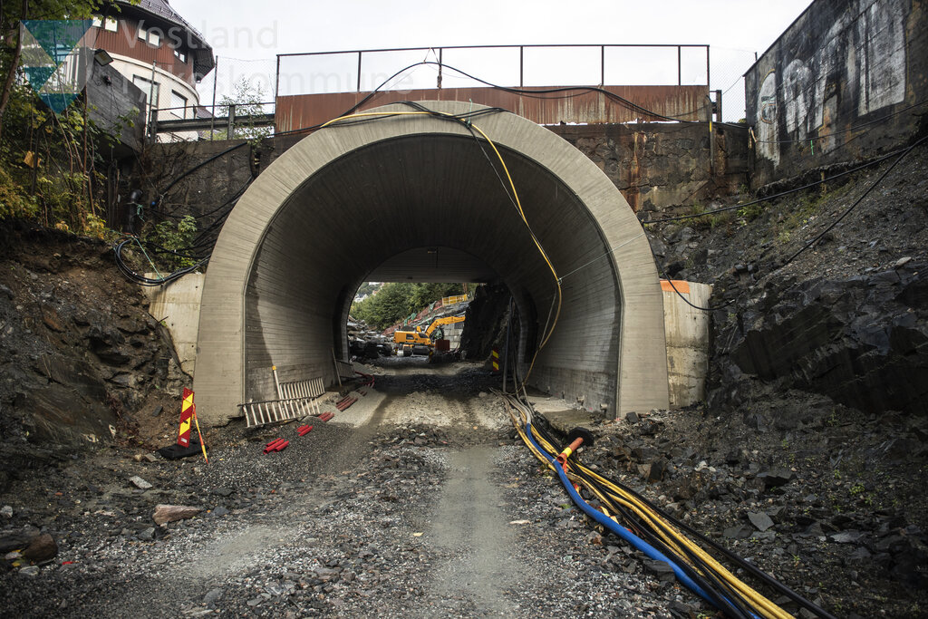 Gang- og sykkel-tunnell Kronstad