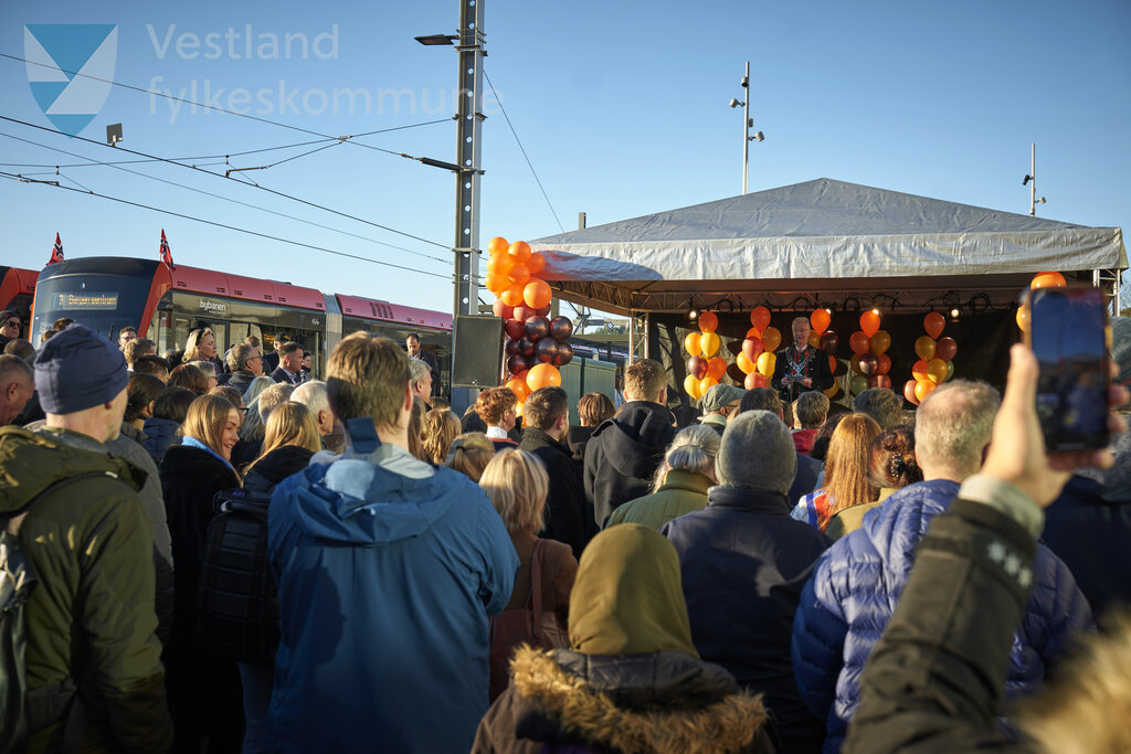 Ferdig bybane linje 2 Sentrum  - Fyllingsdalen 18. november 2022
