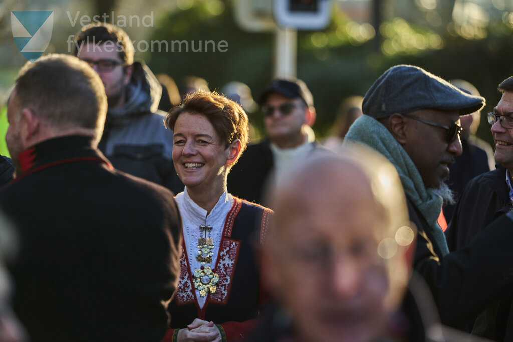 Biletet er frå markeringa av ferdig bybanelinje 2 til Fyllingsdalen 18. november 2022