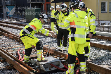 Testkøyring av Bybanen linje 2