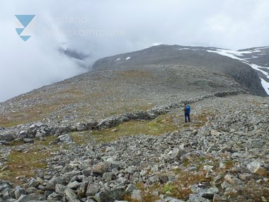 Muren på Handadalseggi