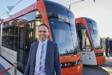 Biletet er frå markeringa av ferdig bybanelinje 2 til Fyllingsdalen 18. november 2022