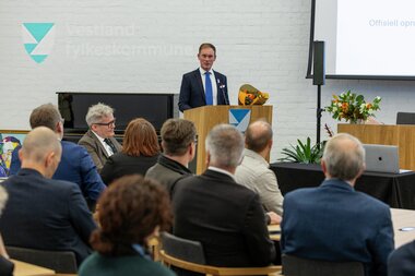 Opninga av nytt arkivbygg