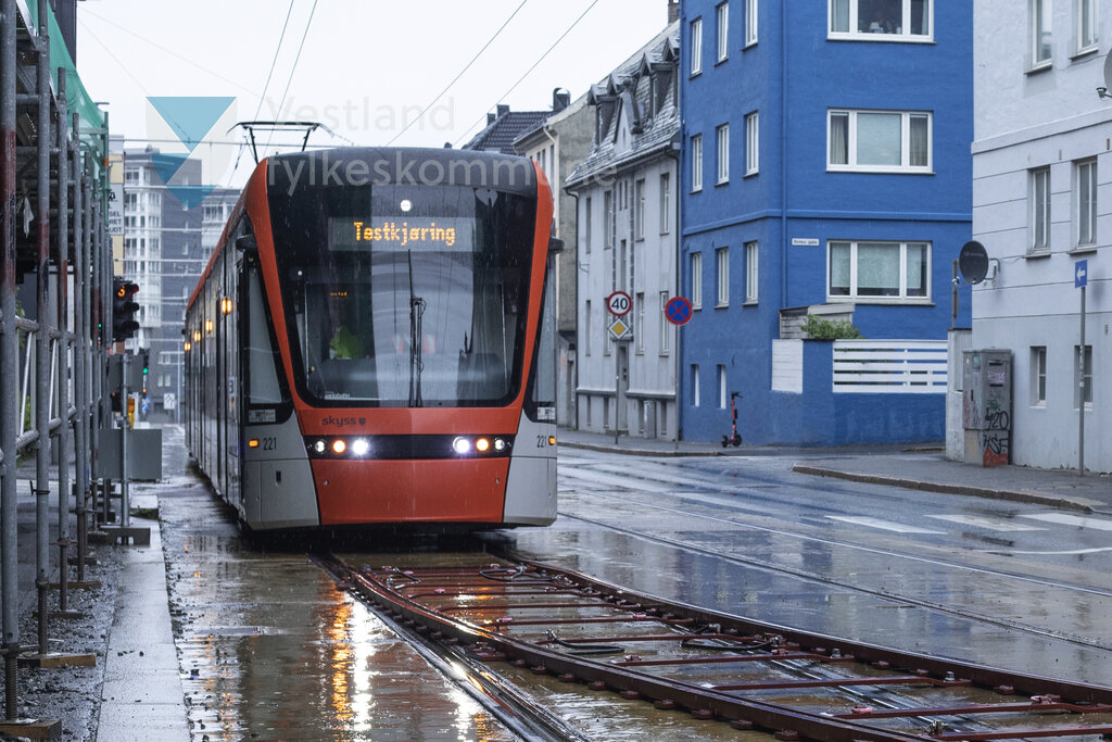 Testkkøring av klatreveksel,  Bjørnsons gate, 2021