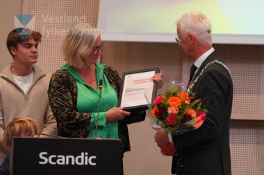 Bedriftsutviklingsprisen i landbruket 2024 i Vestland gjekk til Vossabia AS