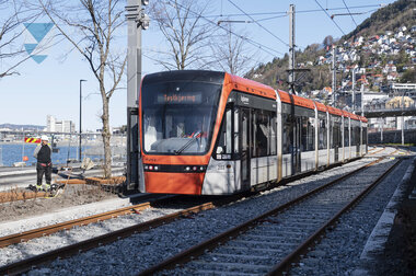 Testkøyring av Bybanen linje 2