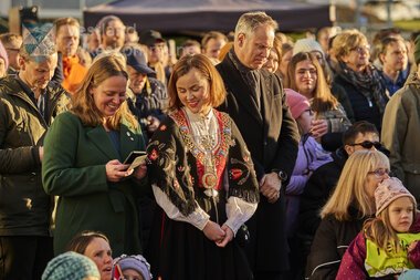 Biletet er frå markeringa av ferdig bybanelinje 2 til Fyllingsdalen 18. november 2022