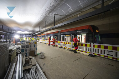 Testkøyring av Bybanen linje 2