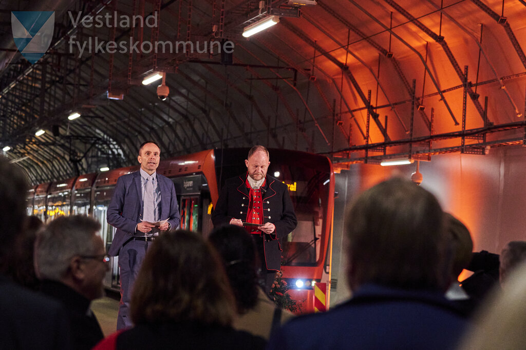 Biletet er frå markeringa av ferdig bybanelinje 2 til Fyllingsdalen 18. november 2022