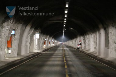Beredskapsøving i tunnel
