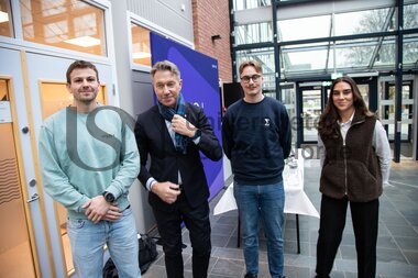 Energiminister Terje Aasland besøker campus Porsgrunn