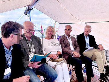 Arendalsuka 2024 – Ole Jacob Thomassen, Halvard Vike, Kristin Clemet, Mahmoud Farahmand, Hans Christian Holte