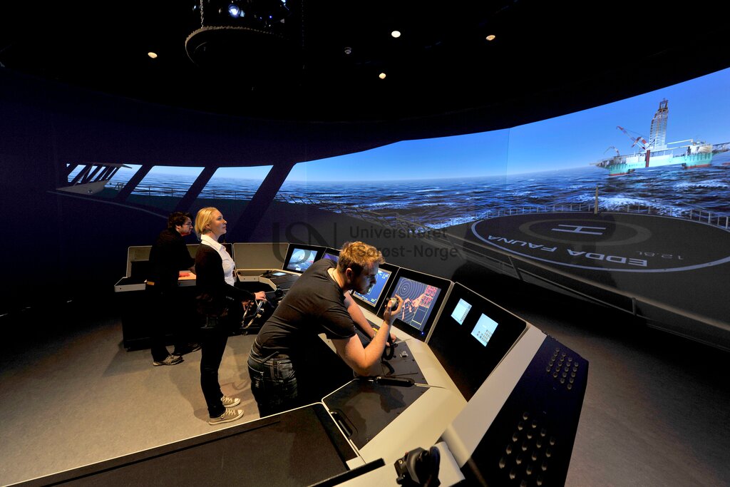Simulatorpark maritim i Forskningsparken på campus Vestfold