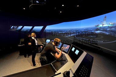 Simulatorpark maritim i Forskningsparken på campus Vestfold
