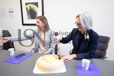 Rektorene Pia Bing-Jonsson og Marit Hagen Øygarden