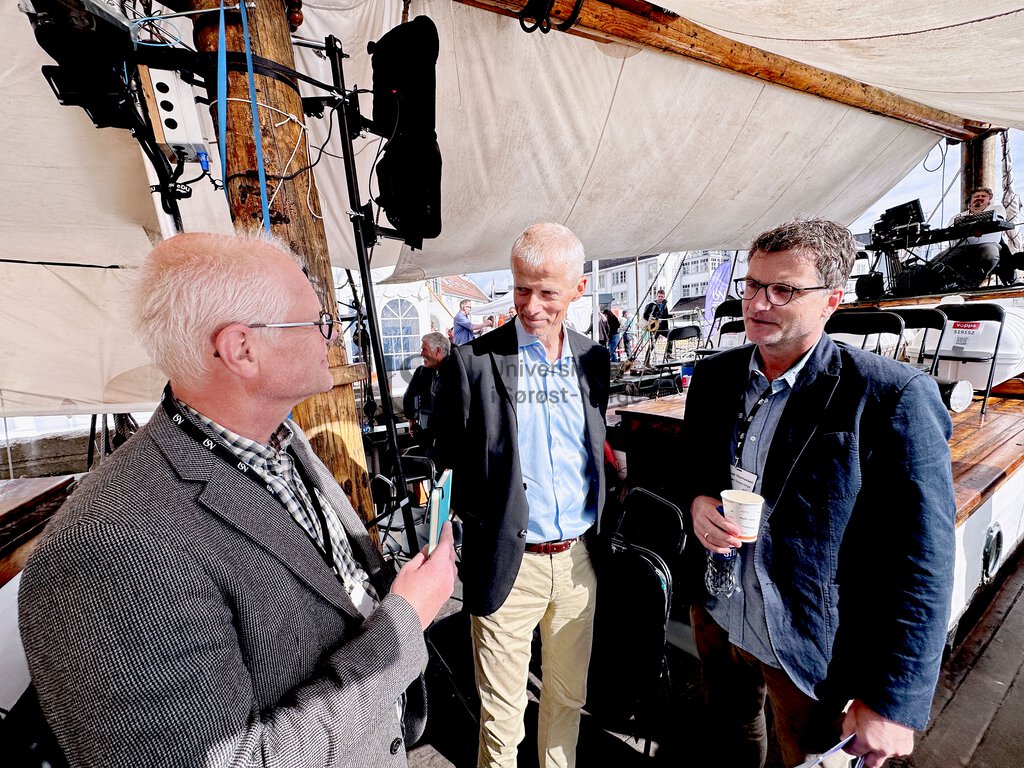 Arendalsuka 2024 – Halvard Vike,  Hans Christian Holte og Ole Jacob Thomassen