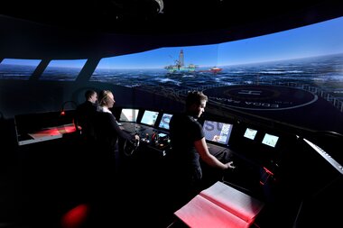 Simulatorpark maritim i Forskningsparken på campus Vestfold