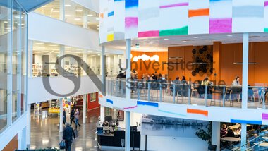 Studentliv og gruppearbeid campus Drammen