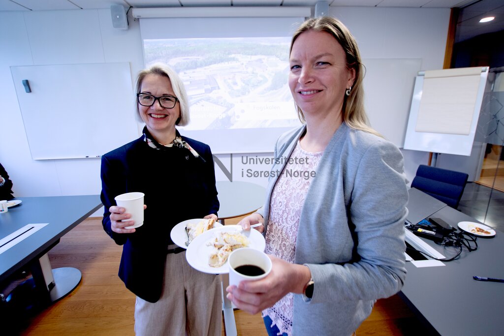 Rektorene Pia Bing-Jonsson og Marit Hagen Øygarden