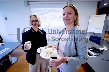 Rektorene Pia Bing-Jonsson og Marit Hagen Øygarden