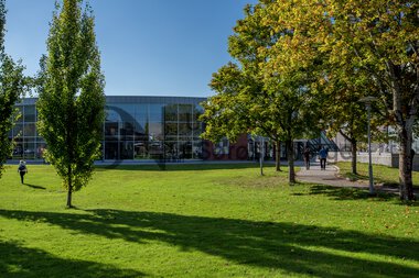 Nydelig dag på campus