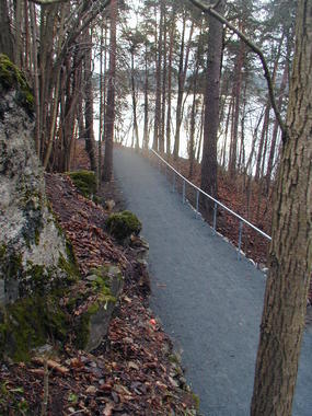 Kyststi langs Høvikstranden