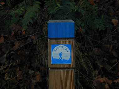 Merkestolpe for pilegrimsleden