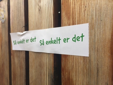 Så enkelt er det