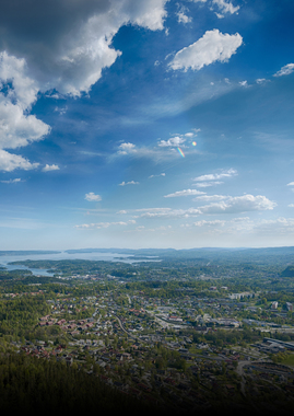 Utsikt over Bærum
