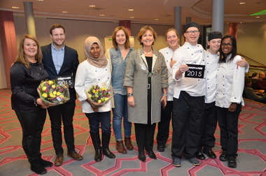 Utdeling av Innovasjonsprisen 2015 med ordfører Lisbeth Hammer Krog