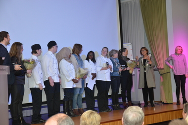 Utdeling av Innovasjonsprisen 2015 med ordfører Lisbeth Hammer Krog