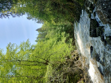 Foss ved Nordjordet, Lysakerelva