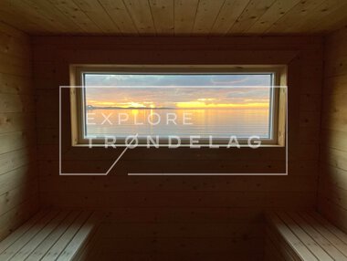 Badstu ved Stokkøya Sjøsenter