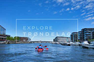 Kajakkpadling i Trondheim