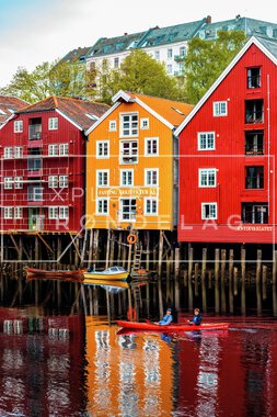 Kajakkpadling i Trondheim