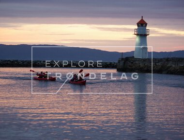 Kajakkpadling i Trondheim