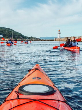 Kajakkpadling i Trondheim