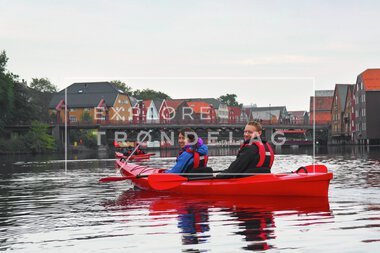 Kajakkpadling i Trondheim
