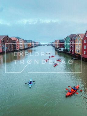 Kajakkpadling i Trondheim