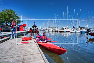 Kajakkpadling i Trondheim