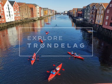 Kajakkpadling i Trondheim