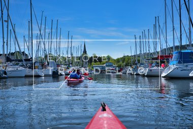 Kajakkpadling i Trondheim