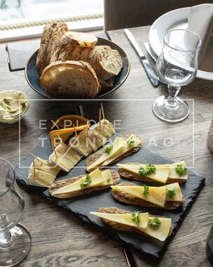 Restaurant “Traktørstedet Landstrykeren” på Hitra