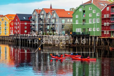 Kajakkpadling i Trondheim