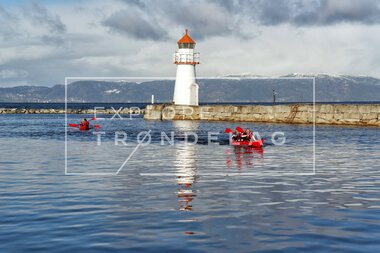 Kajakkpadling i Trondheim