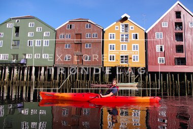 Kajakkpadling i Trondheim