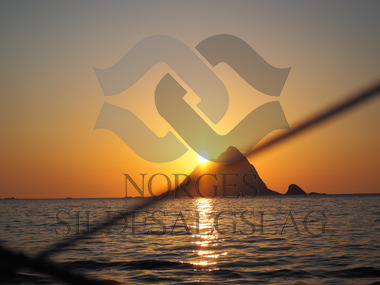 Fugløy i Troms i solnedgang  